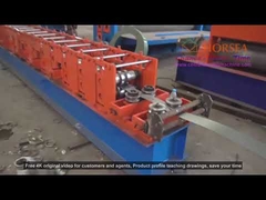 Steel Solar PV Bracket Roll Forming Machine , ISO Mounting Structure Roll Former