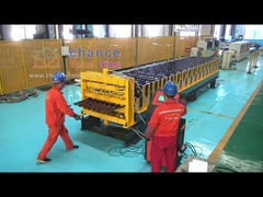 Color Steel Roofing Sheet Roll Forming Machine 8m/min