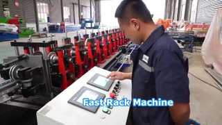 See Why Choose Fence Panel Post Rack Roll Forming Machine 15m/Min