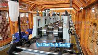 Stud And Track Roll Forming Machine