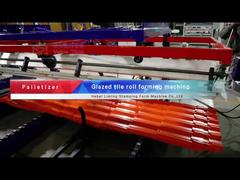 Glazed tile rolling forming machine