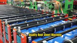 A Closer Look: SGS Double Layer Roll Forming Machine , L7.5m Roofing Sheet Machine