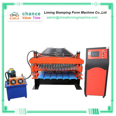 Customizable Metal New Trapezoidal Roof Tile Roll Making Roof Forming Machine