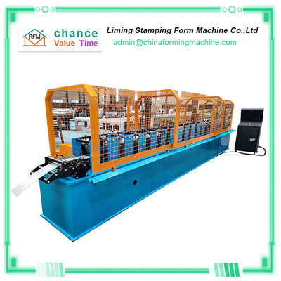 Omega Profile Drywall Light Gauge Keel Steel Frame Roll Forming Machine with Protective Cover
