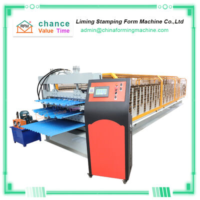 Full Automatic Three Layer Metal Roofing Sheet Making Roll Forming Machine