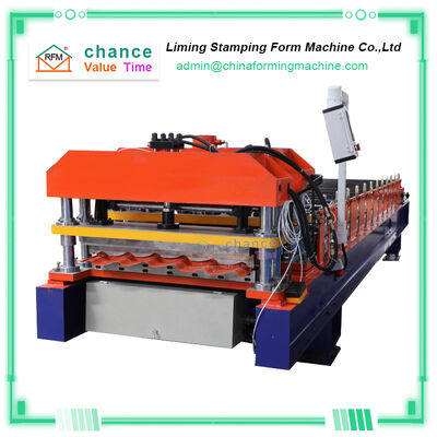Automatic Glazed Tile Metal Steel Cold Roll Roof Panel Forming Machine