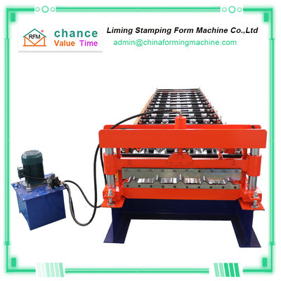 Customized Profiles Metal Roof Making Machine/Trapezoidal Roofing Panel Roll Forming Machine