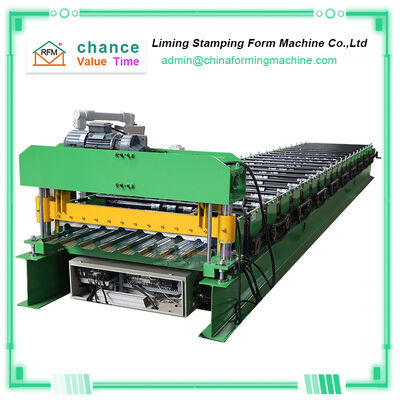 Automatic Metal Ibr Roof/Roofing Sheet Trapezoidal Tile Panel Long Span Roll Forming Making Machine