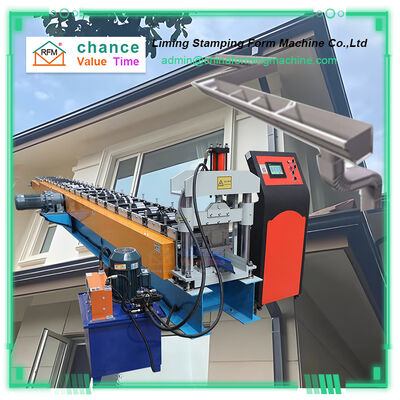 Gutter Roll Forming Machine Capable of Automatic Fixed Length Processing with Complete Cross Section and No Product Defects