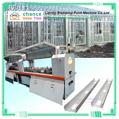 C60/C75/C89/C140/C300 Lgs Lgsf Light Gauge Steel Villa Frame Keel Roll Forming Machine