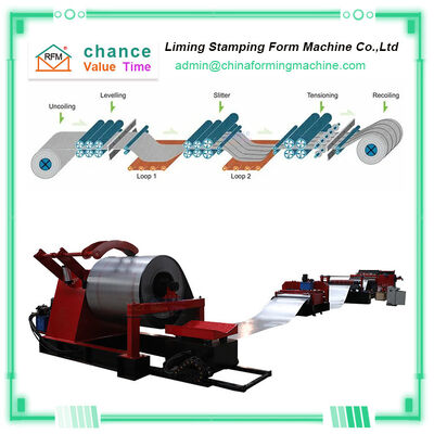 Automatic High Quality Metal Straightener Sheet Stainless Steel Coil Slitting Production Line Machine