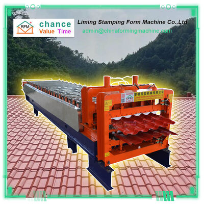 Galvanized Trapezoid Steel Making Ibr Metal Iron Tile Roofing Double Layer Decker Roofing Sheet Roll Forming Making Machine