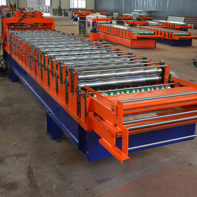 Galvanized Trapezoid Steel Making Ibr Metal Iron Tile Roofing Double Layer Decker Roofing Sheet Roll Forming Making Machine