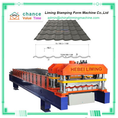 Russian Popular Full Automatic 1100 Glazed Tile Roof Sheet Roll Forming Making Machine Manufacturers