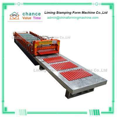 18m/min Corrugated Roll Former , 4.5tons Roof Tiles Making Machine