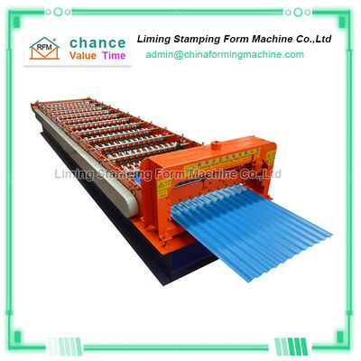 Metal Galvanized Aluminum Corrugated Tile Roofing Roll Forming Machine