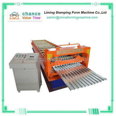 770 Corrugated Metal Roofing Sheet Roll Forming Machine