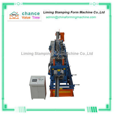 G450 Cz Purlin Roll Forming Machine 12 Rows 9500x800x1200mm