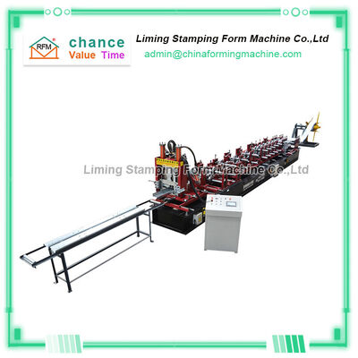 CZ Purlin Roll Forming Machine GCr 15 Roller PLC Controlling