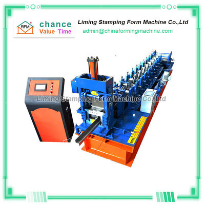 Bearing Steel Purlin Roll Forming Machine Hydraulic Cutting