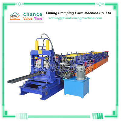22kw CZ80 Purlin Roll Forming Machine 300H Steel Frame