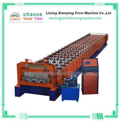 880 Steel Deck Roll Forming Machine 2mm accuracy