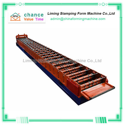 Aluzinc Floor Deck Machine 18 Forming Steps Touch Operation