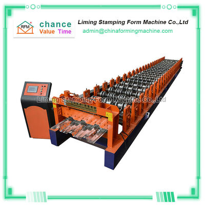37KW Floor Deck Machine , 20Tons metal deck forming machine