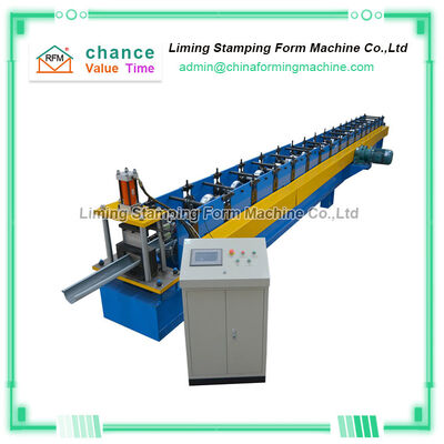 L6500 Gutter Roll Forming Machine  , Gutter Making Machine Touch Screen Operation