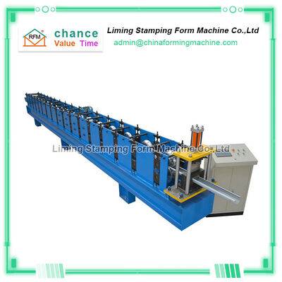 3.2T Gutter Roll Forming Machine , Aluminium Rain Gutter Making Machine