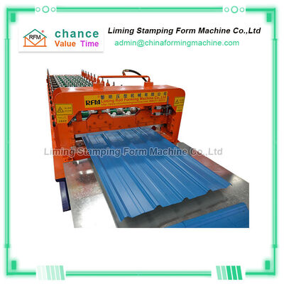PPGL Roofing Sheet Roll Forming Machine , 55kw Iron Sheet Making Machine