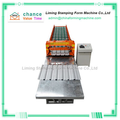 Steel Roofing Sheet Interlocking Tile Making Roll Forming Machine Prices