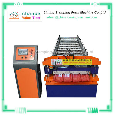 Construction Metal Roofing Panel Machine For Colored Ceramic Tile