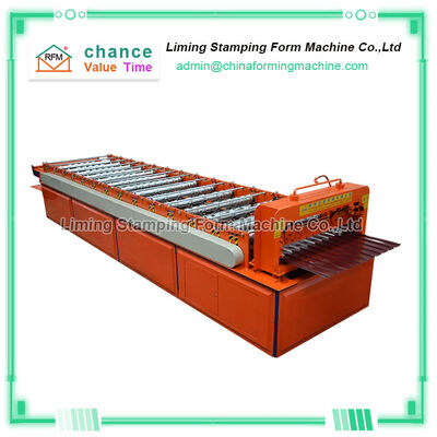 Steel Roof Panel Roll Forming Machine 1000mm Feeding width