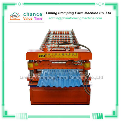 Steel Roofing Sheet Interlocking Tile Making Roll Forming Machine Prices