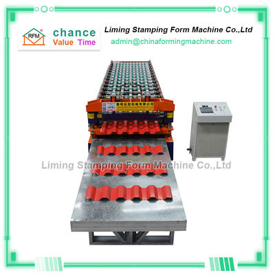 Single Sink Zinc Roofing Sheet Roll Forming Machine 7m/Min