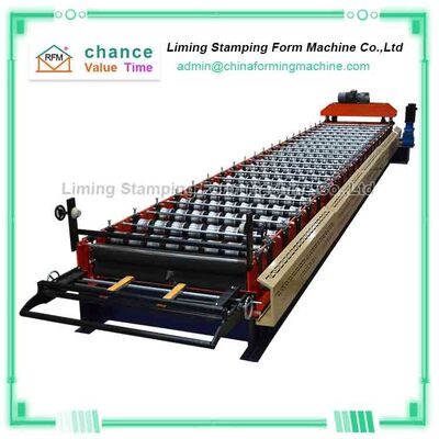 High Output Color Steel 1250mm Plate Roll Forming Machine