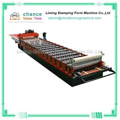 Automatic Metal Steel Trapezoidal Roof Tile Roll Making Roof Tile Forming Machine
