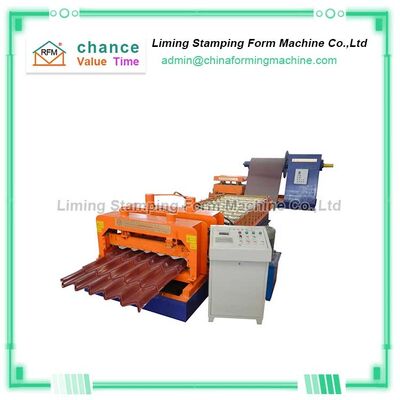 0.7mm 1250mm Glazed Tile Forming Machine 2 Years Warranty
