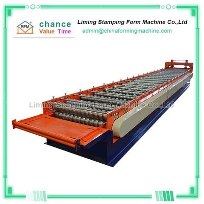 Trapezoid Glazed Tile Press Roof Roofing Sheet Roll Forming Making Machine Machinery