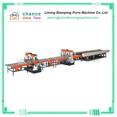 Metal Security 300mm 0.8mm Steel Door Frame Making Machine