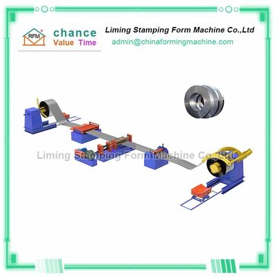 220v 0.3mm Liming Steel Coil Slitting Line 1 Year Warranty