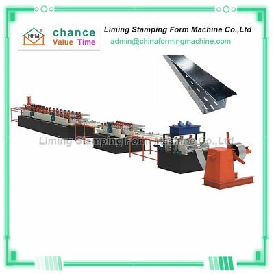 1.0mm Wire Slot PLC Roll Forming Line Liming