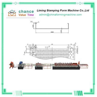 Delta Electric Control Cable Tray Roll Forming Machine 380v 60hz