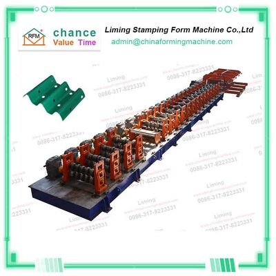 1mm 20m/Min 16 Row Guardrail Roll Forming Machine Automatic