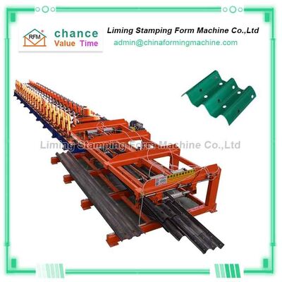 3mm 380v 50hz Highway Guardrail Roll Forming Machine Automatic
