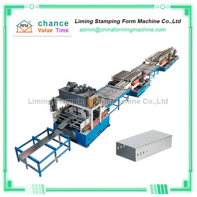 Gr15 Trunking 0.3mm Cable Tray Roll Forming Machine 380v