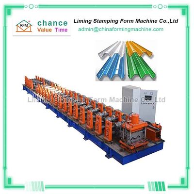 4mm Siemens Motor Drive Highway Guardrail Roll Forming Machine