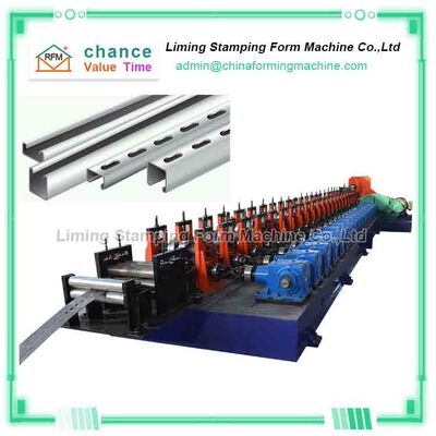 40m/Min Punching Automatic Roll Forming Machine 380v 50hz For Solar Panel Bracket