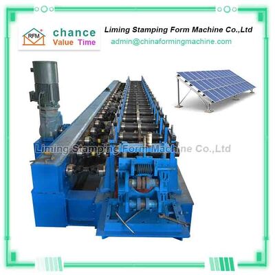 60m/Min Solar Mounting Rollformers Machine Rotary Punching